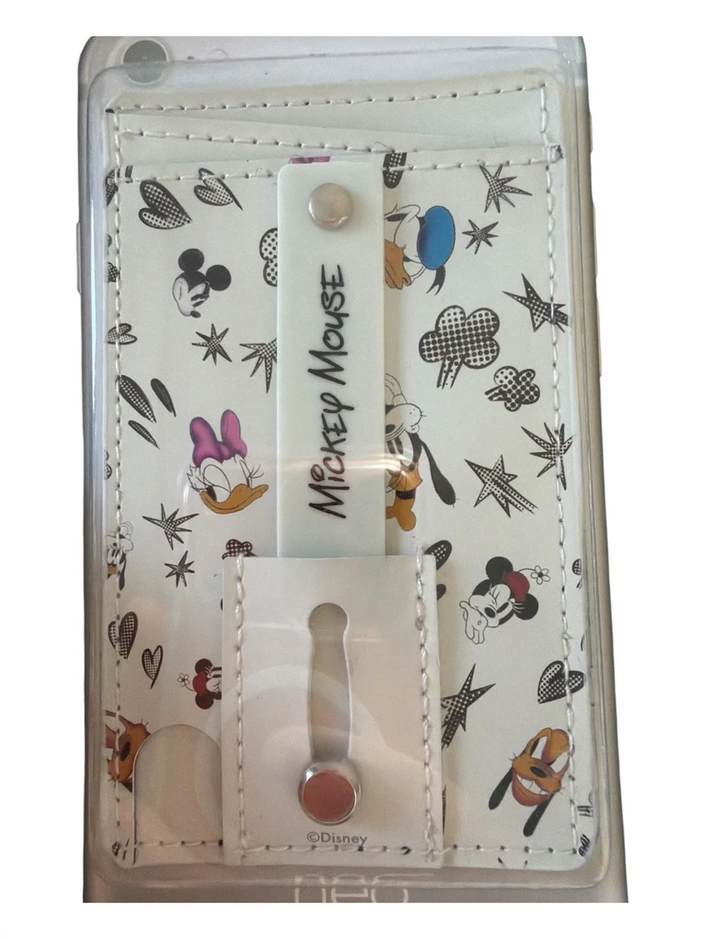 Disney Phone Wallet Grip Fab Five Characters Organizer Card Holder  NWT